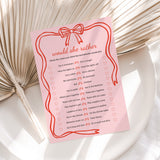 Coquette Bachelorette Games Bundle Printable