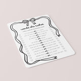Bachelorette Games Black Bow Theme | Hen Do Party | Hens Night Games