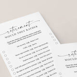 Would The Retiree Rather Printable Retirement Party Games