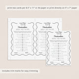 Graduation Party Game Would They Rather Questions Printable