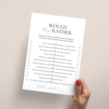 Printable Anniversary Would They Rather Questions