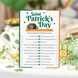 St Patricks Day Games for Adults Printable