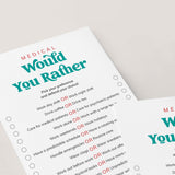 Medical Would You Rather Questions Printable