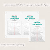 Medical Would You Rather Questions Printable