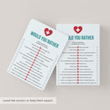 Printable Nurse Would You Rather Game This or That