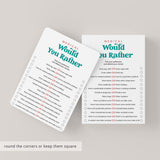 Medical Would You Rather Questions Printable