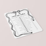 Would You Rather Questions for Girls Night In Coquette Bow Theme