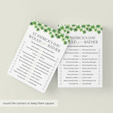 St Patricks Day Party Games Bundle Printable