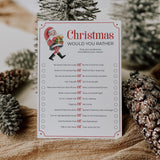 Christmas Party Icebreaker Would You Rather Questions Printable