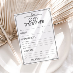 2023 Year in Review Cards for Gatbsy New Years Party