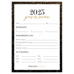 2023 End of Year Reflection Cards Printable by LittleSizzle