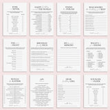 Printable 45th Birthday Games for Her Born in 1981 by LittleSizzle