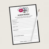 Kiss All The Time Disco Occasionally Album Release Party Printables