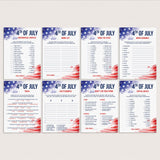 July 4 Games Bundle Instant Download by LittleSizzle