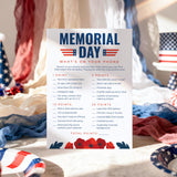 Adult Memorial Day Game Printable Whats On Your Phone
