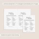 Simple Minimalist Wedding Anniversary Game Bundle Printable