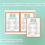 The Life of a Birthday Girl Party Games Bundle Printable