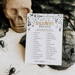 Witchy Halloween Party Games Printable