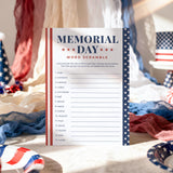 Memorial Day Word Scramble with Answers Printable
