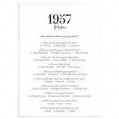 1957 Trivia with Answers Printable by LittleSizzle