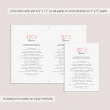 1972 Trivia Game with Answers Printable