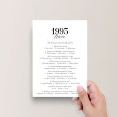 30th Anniversary Party Games Married in 1993 Printable