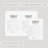 How Well Do You Know The One Year Old Game Printable
