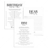 30th Birthday Games for Him Born in 1992 by LittleSizzle