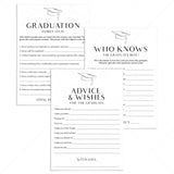 Modern Graduation Games Printable by LittleSizzle