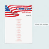 Fourth of July Party Games Bundle Printable & Virtual