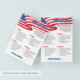 4th of July Games Package Instant Download