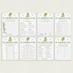 8 St Patricks Party Games Printable by LittleSizzle