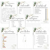 Chic Bridal Shower Games Bundle of 8 Printable by LittleSizzle