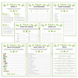 St Patricks Day (Virtual) Games Package Instant Download by LittleSizzle