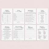 Minimalist Birthday Party Games for Her Printable by LittleSizzle