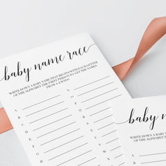 Simple baby shower games by LittleSizzle