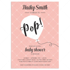 Ready to pop baby shower invitation by LittleSizzle