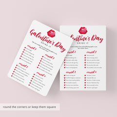 Galentine's Day Drinking Game for Adults