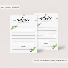 Green Leaves baby shower ideas by LittleSizzle