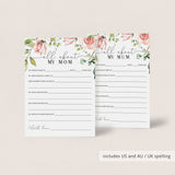 Mother's Day All About Mum Questionnaire Printable & Virtual by LittleSizzle