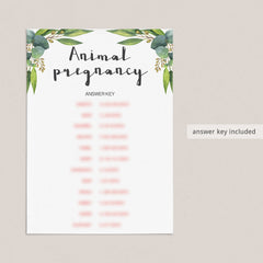 Animal gestation quiz answer key download by LittleSizzle