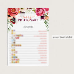 bohemian chic wedding shower draw the dress game printables