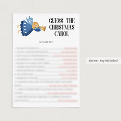 Guess The Christmas Song Printable | Instant Download – LittleSizzle