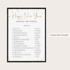 8 New Years Party Games Printable