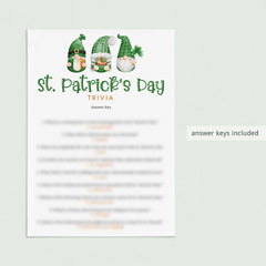 Printable St Patricks Day Game Bundle Digital Download