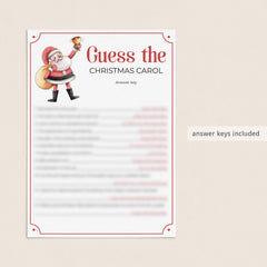 Printable Christmas Games Bundle + FREE Secret Santa Questionnaire