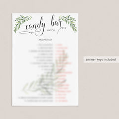Unique Baby Shower Games Bundle with Green Olive Branches
