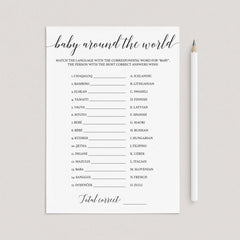 Unique baby shower games by LittleSizzle