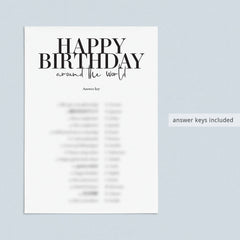 Born in 1958 65th Birthday Party Games Bundle For Men