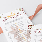 Autumn leaves bridal shower games by LittleSizzle